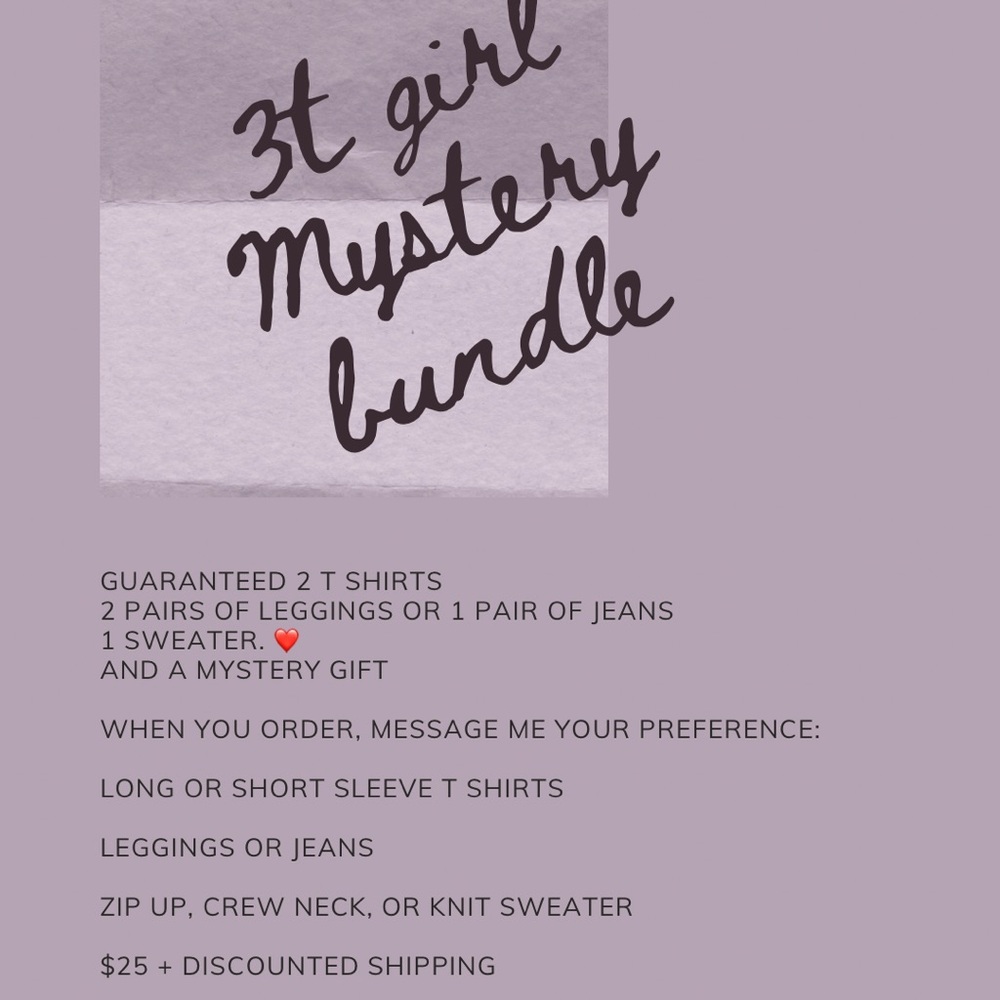 4T Girl Mystery Bundle